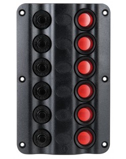 Pannello elettrico 6 interruttori